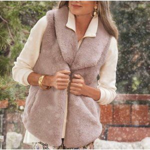 Soft fluffy dreamy faux fur vest - Used, like new